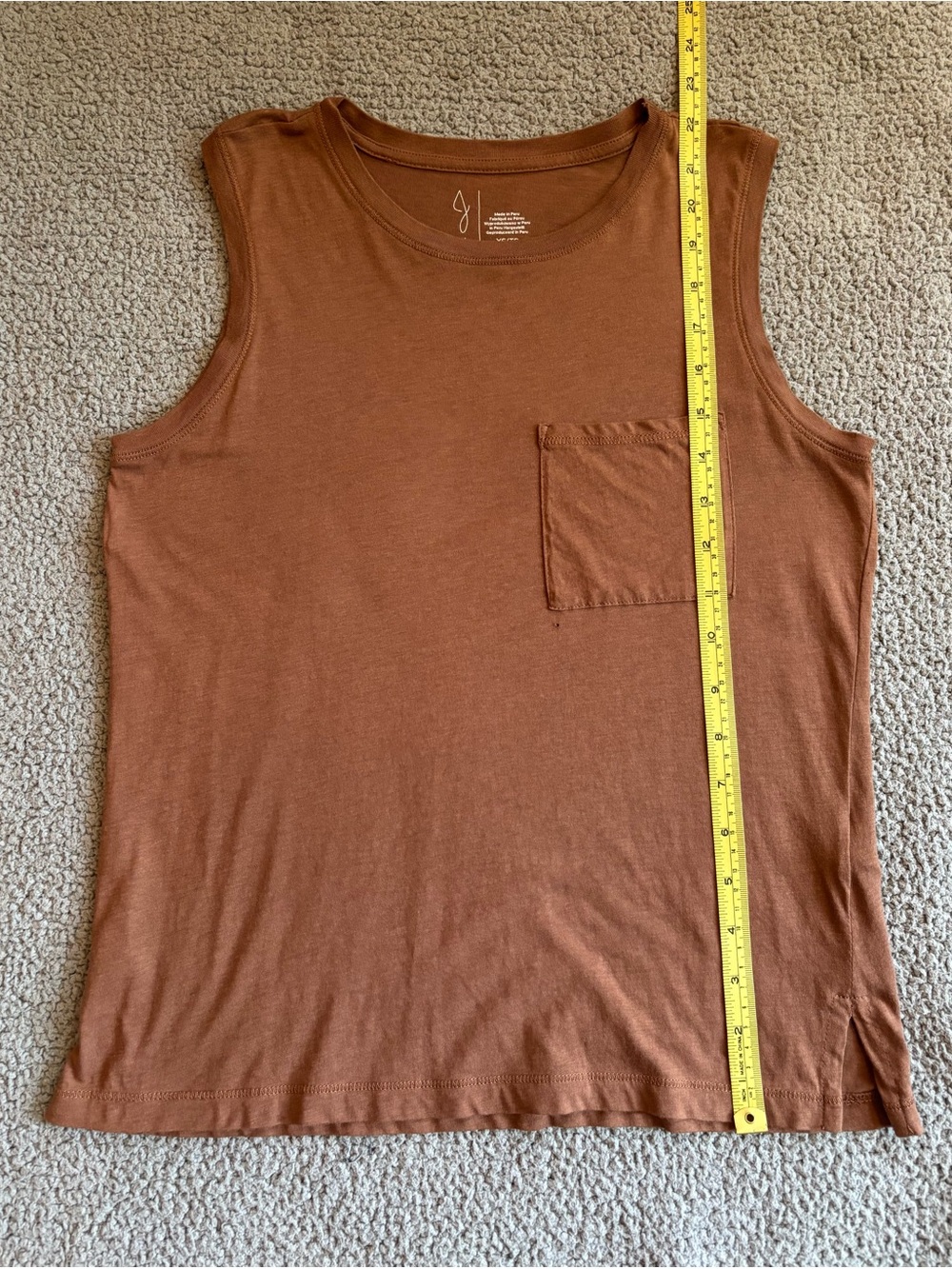 Cute Joie One Pocket Tank Top (Dusty Rose) - Picture 4 of 8